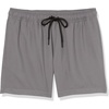image:imageAmazon Essentials Mens Swim Trunks with Mesh Lining Pockets Drawstring ClosureCharcoal