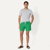 image:imageAmazon Essentials Mens Swim Trunks with Mesh Lining Pockets Drawstring ClosureDark Green