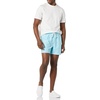 image:imageAmazon Essentials Mens Swim Trunks with Mesh Lining Pockets Drawstring ClosureLight Blue
