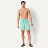 image:imageAmazon Essentials Mens Swim Trunks with Mesh Lining Pockets Drawstring ClosureLight Blue Mint Green Sun Geo