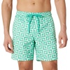 image:imageAmazon Essentials Mens Swim Trunks with Mesh Lining Pockets Drawstring ClosureLight Blue Mint Green Sun Geo