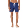 image:imageAmazon Essentials Mens Swim Trunks with Mesh Lining Pockets Drawstring ClosureNavy