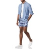 image:imageAmazon Essentials Mens Swim Trunks with Mesh Lining Pockets Drawstring ClosureNavy Tie Dye