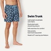 image:imageAmazon Essentials Mens Swim Trunks with Mesh Lining Pockets Drawstring ClosureNavy Tropical