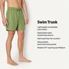 image:imageAmazon Essentials Mens Swim Trunks with Mesh Lining Pockets Drawstring ClosureOlive