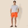image:imageAmazon Essentials Mens Swim Trunks with Mesh Lining Pockets Drawstring ClosureOrange