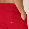 image:imageAmazon Essentials Mens Swim Trunks with Mesh Lining Pockets Drawstring ClosureRed
