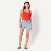 image:imageAmazon Essentials Womens CrissCross Back OnePiece SwimsuitBright Poppy Red