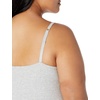 image:imageAmazon Essentials Womens Fitted Tank Top Camisole Undershirts Plus SizeCharcoal HeatherLight Grey Heather