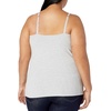 image:imageAmazon Essentials Womens Fitted Tank Top Camisole Undershirts Plus SizeCharcoal HeatherLight Grey Heather