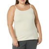 image:imageAmazon Essentials Womens Fitted Tank Top Camisole Undershirts Plus SizeLight Beige
