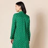 image:imageAmazon Essentials Womens Georgette Long Sleeve RelaxedFit Business Casual Office Work Shirt with PocketsGreen  Tossed Floral