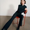 image:imageAmazon Essentials Womens High Stretch Flattering HighRise Flare JeansBlack