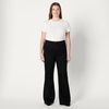 image:imageAmazon Essentials Womens High Stretch Flattering HighRise Flare JeansBlack