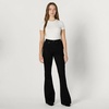 image:imageAmazon Essentials Womens High Stretch Flattering HighRise Flare JeansBlack