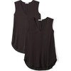 image:imageAmazon Essentials Womens Jersey StandardFit VNeck Tank Top Previously Daily Ritual MultipacksBlack