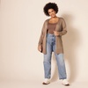 image:imageAmazon Essentials Womens Lightweight Long Sleeve OpenFront Cardigan Sweater Available in Plus SizeCamel Heather