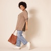 image:imageAmazon Essentials Womens Lightweight Long Sleeve OpenFront Cardigan Sweater Available in Plus SizeCamel Heather