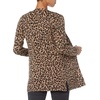 image:imageAmazon Essentials Womens Lightweight Long Sleeve OpenFront Cardigan Sweater Available in Plus SizeCamel Leopard