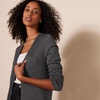 image:imageAmazon Essentials Womens Lightweight Long Sleeve OpenFront Cardigan Sweater Available in Plus SizeCharcoal Heather