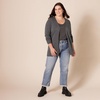 image:imageAmazon Essentials Womens Lightweight Long Sleeve OpenFront Cardigan Sweater Available in Plus SizeCharcoal Heather
