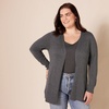 image:imageAmazon Essentials Womens Lightweight Long Sleeve OpenFront Cardigan Sweater Available in Plus SizeCharcoal Heather