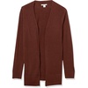 image:imageAmazon Essentials Womens Lightweight Long Sleeve OpenFront Cardigan Sweater Available in Plus SizeDark Chestnut Brown Heather