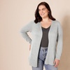 image:imageAmazon Essentials Womens Lightweight Long Sleeve OpenFront Cardigan Sweater Available in Plus SizeLight Grey Heather