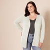 image:imageAmazon Essentials Womens Lightweight Long Sleeve OpenFront Cardigan Sweater Available in Plus SizeOatmeal Heather