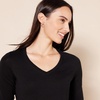 image:imageAmazon Essentials Womens Lightweight LongSleeve VNeck SweaterBlack