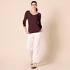 image:imageAmazon Essentials Womens Lightweight LongSleeve VNeck SweaterBurgundy