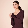 image:imageAmazon Essentials Womens Lightweight LongSleeve VNeck SweaterBurgundy