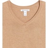 image:imageAmazon Essentials Womens Lightweight LongSleeve VNeck SweaterCamel Heather