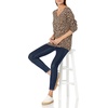 image:imageAmazon Essentials Womens Lightweight LongSleeve VNeck SweaterCamel Heather Animal Print