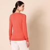 image:imageAmazon Essentials Womens Lightweight LongSleeve VNeck SweaterCoral Pink