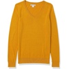 image:imageAmazon Essentials Womens Lightweight LongSleeve VNeck SweaterDark Golden Yellow