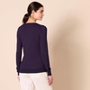 image:imageAmazon Essentials Womens Lightweight LongSleeve VNeck SweaterDark Purple