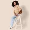 image:imageAmazon Essentials Womens Lightweight LongSleeve VNeck SweaterGold Heather