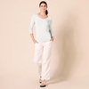 image:imageAmazon Essentials Womens Lightweight LongSleeve VNeck SweaterIvory