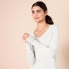 image:imageAmazon Essentials Womens Lightweight LongSleeve VNeck SweaterIvory
