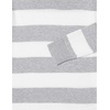 image:imageAmazon Essentials Womens Lightweight LongSleeve VNeck SweaterLight Grey Heather White Rugby Stripe