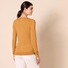image:imageAmazon Essentials Womens Lightweight LongSleeve VNeck SweaterMustard Heather