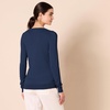 image:imageAmazon Essentials Womens Lightweight LongSleeve VNeck SweaterNavy