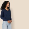 image:imageAmazon Essentials Womens Lightweight LongSleeve VNeck SweaterNavy