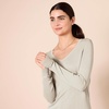 image:imageAmazon Essentials Womens Lightweight LongSleeve VNeck SweaterOatmeal Heather
