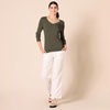 image:imageAmazon Essentials Womens Lightweight LongSleeve VNeck SweaterOlive
