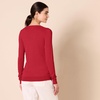 image:imageAmazon Essentials Womens Lightweight LongSleeve VNeck SweaterRed