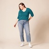image:imageAmazon Essentials Womens Lightweight LongSleeve VNeck SweaterTeal Heather