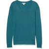 image:imageAmazon Essentials Womens Lightweight LongSleeve VNeck SweaterTeal Heather