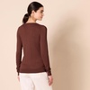 image:imageAmazon Essentials Womens Lightweight LongSleeve VNeck SweaterToffee Brown
